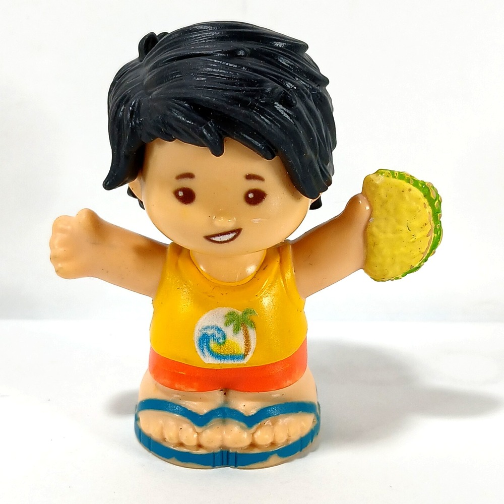Fisher Price Little People Taco Truck Boy Holding Taco Surfer